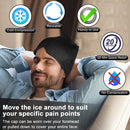 Hot & Cold Therapy Migraine Relief Cap / Migraine Head Wrap Mask, Headache Relief Cap for Tension & Stress