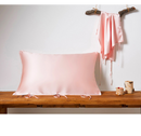 25 momme/ 30 momme Mulberry Silk Sleeping Pillow Cover with Belt Tie Anti-aging Smooth Hair
