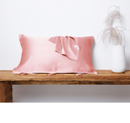 25 momme/ 30 momme Mulberry Silk Sleeping Pillow Cover with Belt Tie Anti-aging Smooth Hair