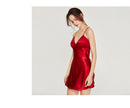 100% Natural Mulberry Silk Sip Dress/ Camisole (Emerald/ Red/ Pink)