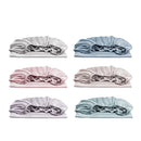 100% Cotton Plain Fitted Sheet for Skin and Hair Care Multicolor
