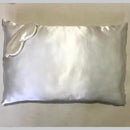 2-in-1 Natural Silk Sleeping Pillowcase Set with Eyemask (White)